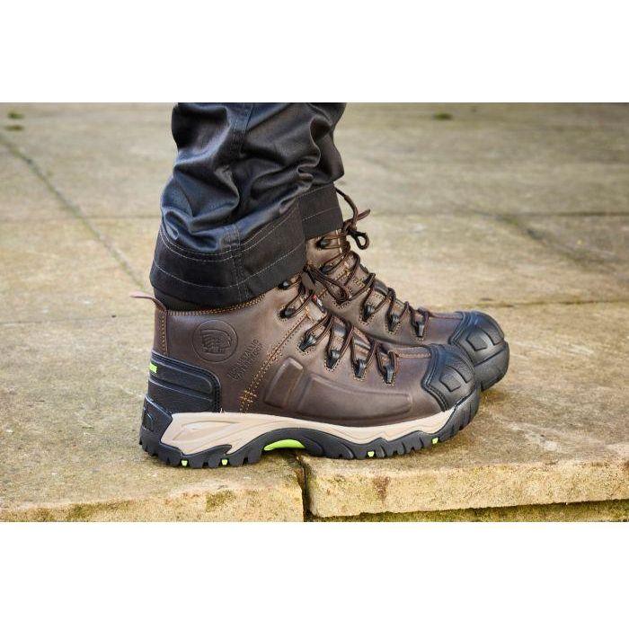 Apache Neptune Safety Boots Brown