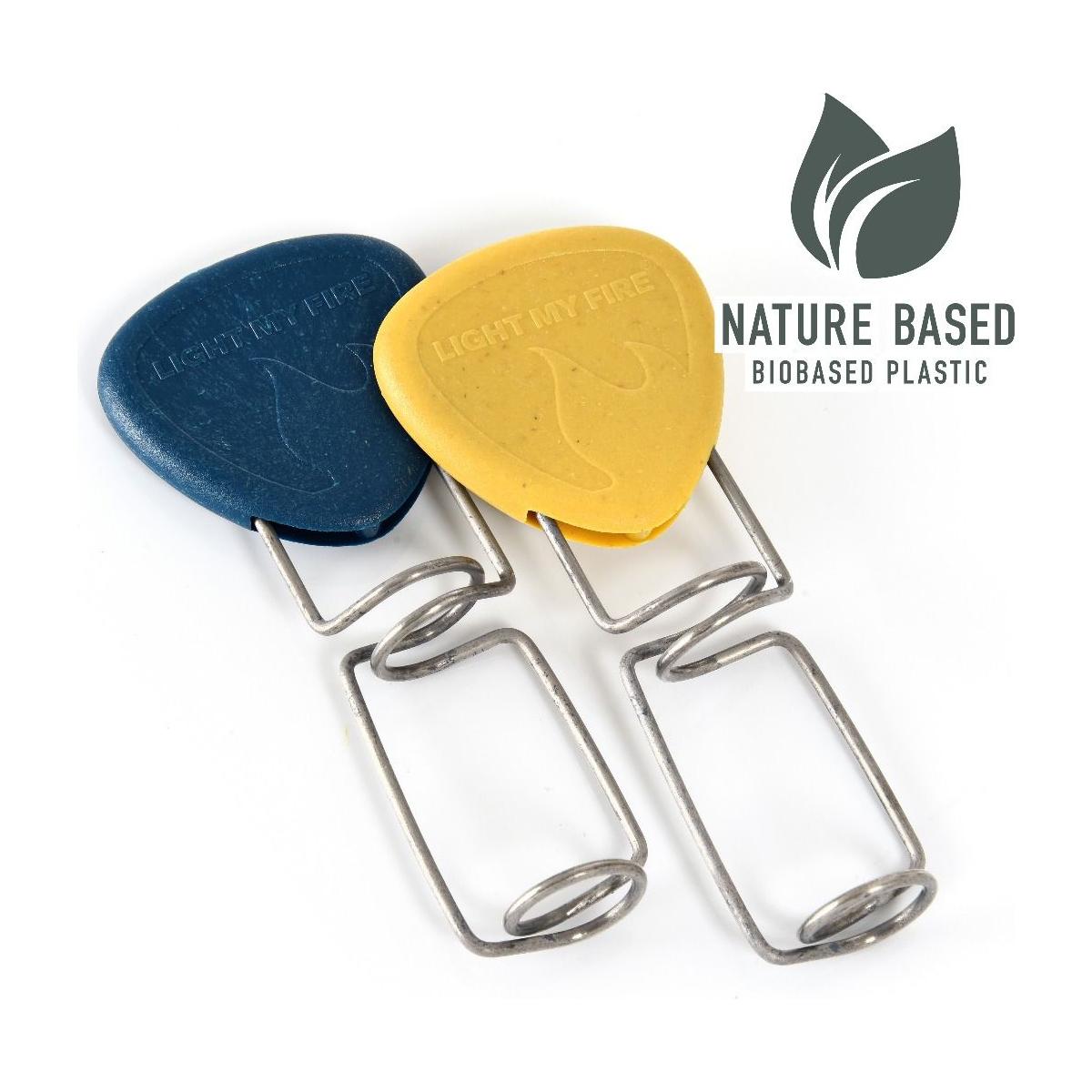 Light My Fire Bio GrandPa´s FireFork - Musty Yellow/Hazy Blue - Pack of 2
