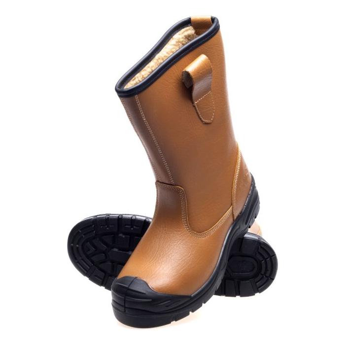 Worksite Fur Lined Rigger Boot Tan