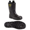 Worksite PVC Rigger Safety Boots Black