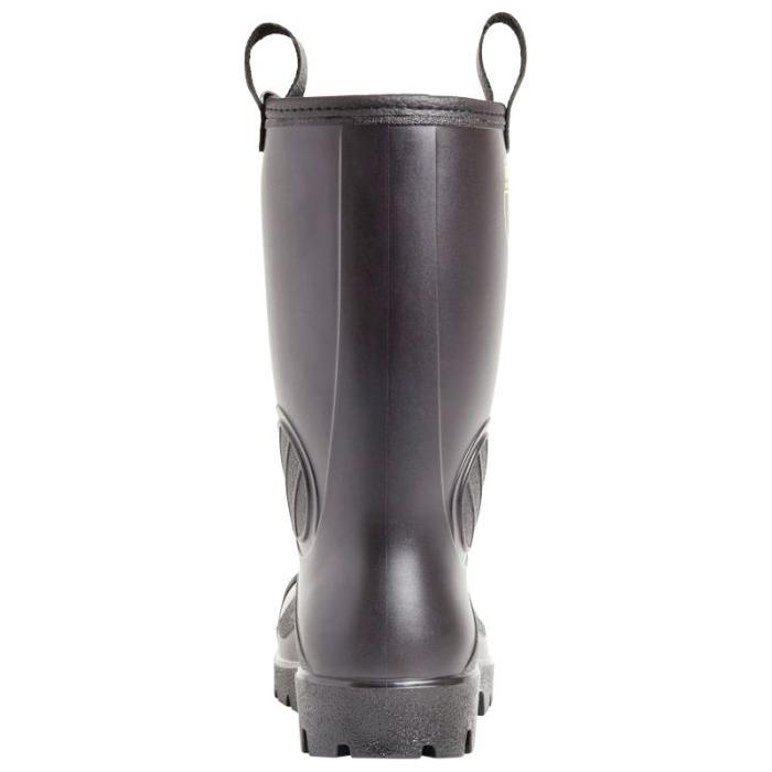 Worksite PVC Rigger Safety Boots Black