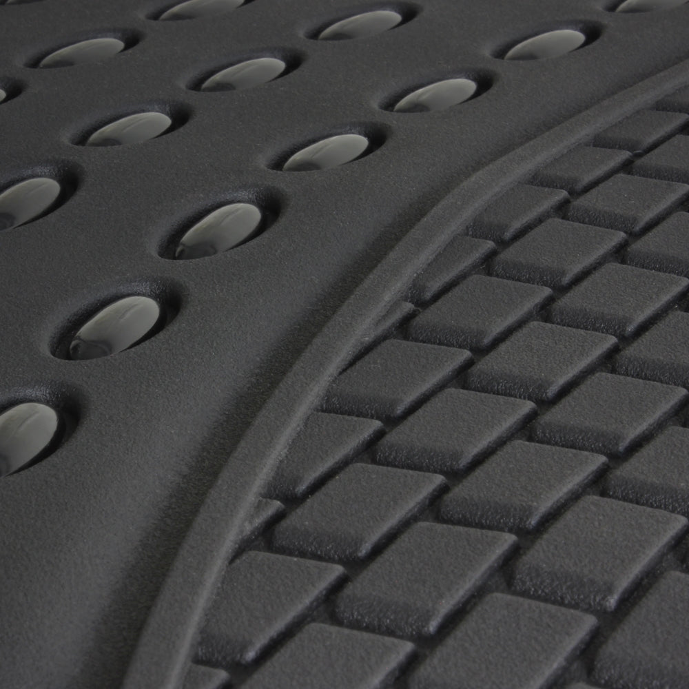 JVL Linear - Heavy Duty Universal Rubber Car Mat Set