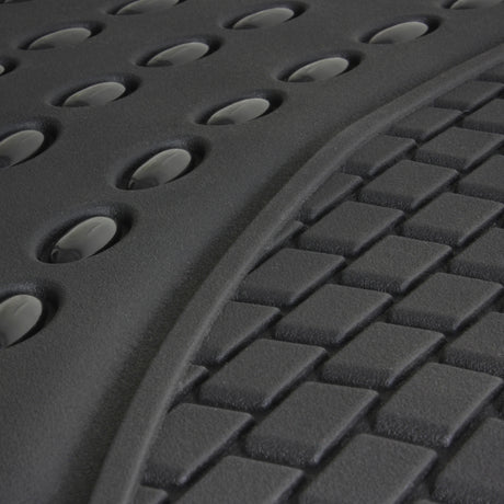 JVL Linear - Heavy Duty Universal Rubber Car Mat Set