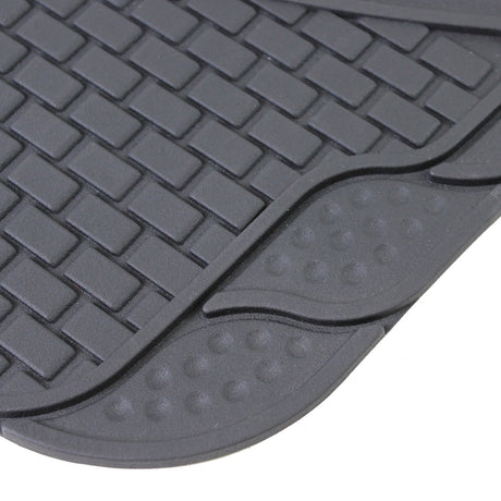 JVL Linear - Heavy Duty Universal Rubber Car Mat Set