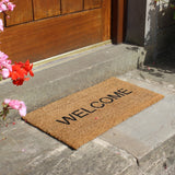 JVL Welcome Latex Coir Doormat 33.5x60cm