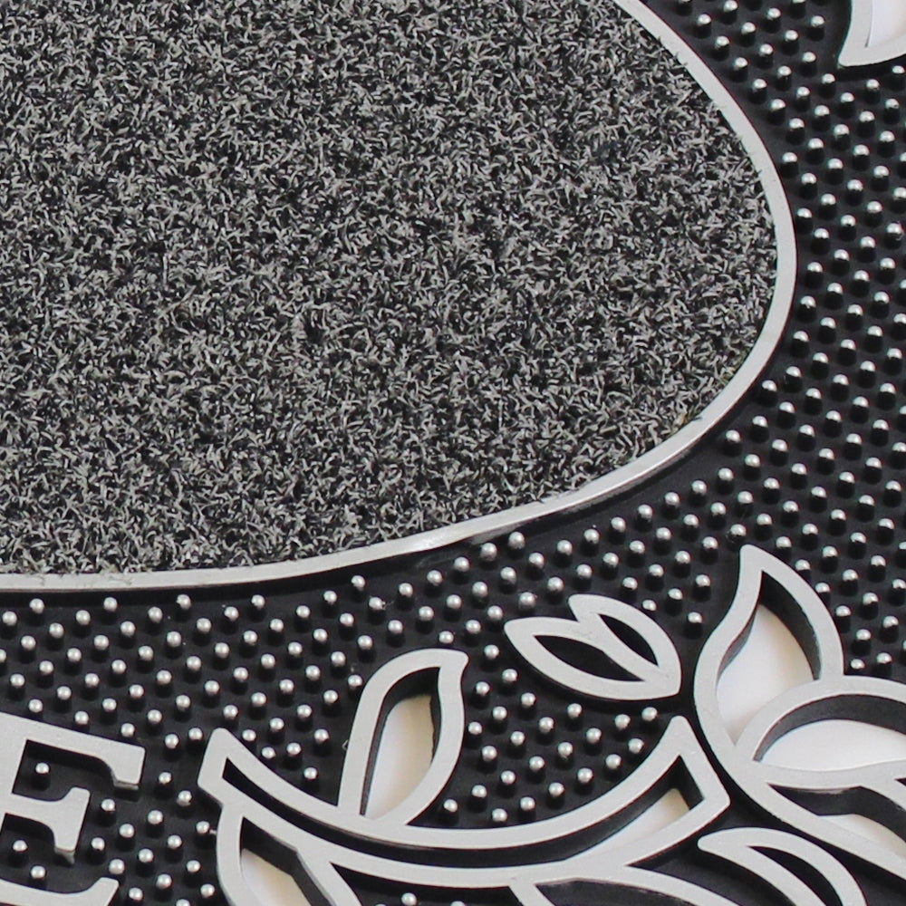 JVL Welcome Scraper Doormat 45x75cm