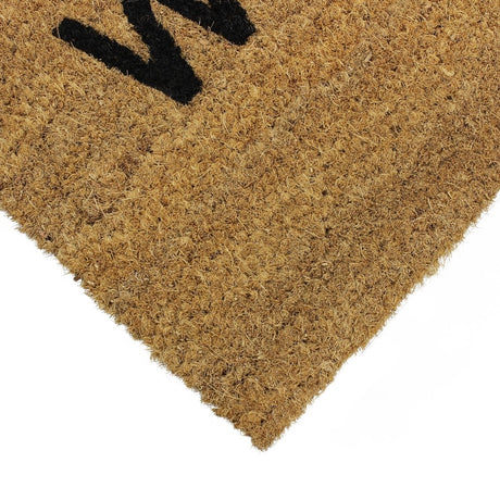 JVL Welcome Latex Coir Doormat 33.5x60cm