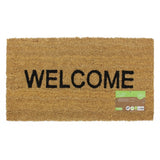 JVL Welcome Latex Coir Doormat 33.5x60cm