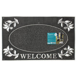 JVL Welcome Scraper Doormat 45x75cm