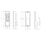 Carlisle Brass Mechanical Digital Door Lock