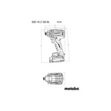 Metabo Cordless Impact Driver SSD 18 LT 200 BL 18V Body Only in MetaBOX Case