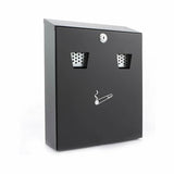 Sterling Cigratte Bin Wall Mounted - Medium | Black