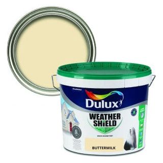 Dulux Weathershield Achill White Masonry Paint - 10L