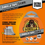 Gorilla Silver Duct Tape 48mm x 11m