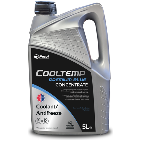 Finol Cool Temp Premium Anti Freeze Blue Concentrate - 5L