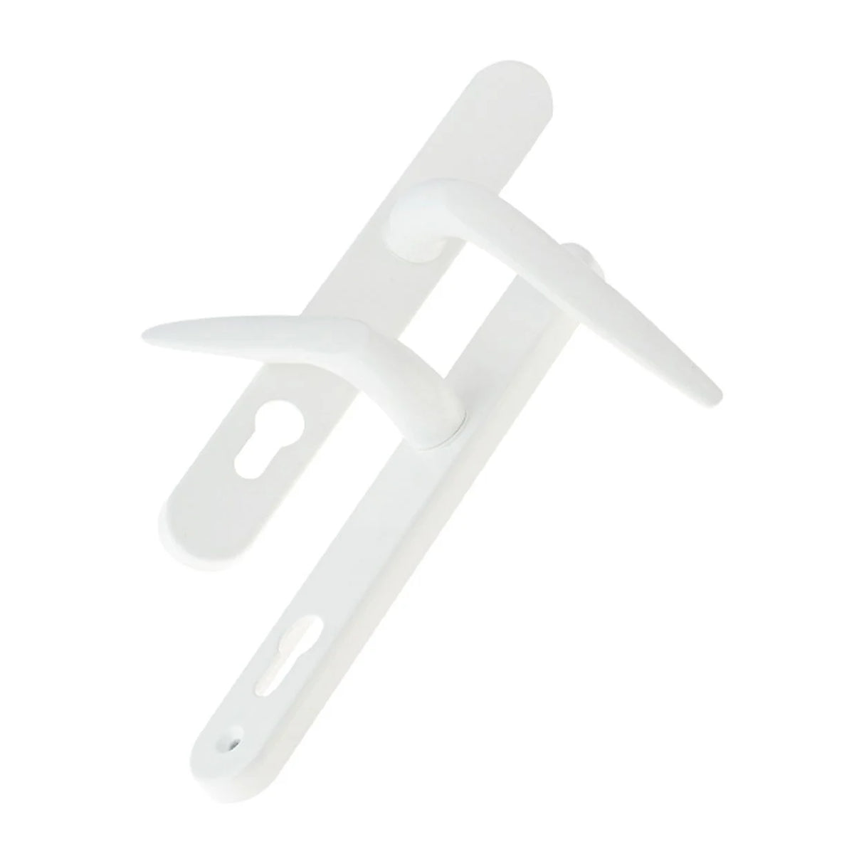 Yale Essentials Long Backplate Door Handle | White