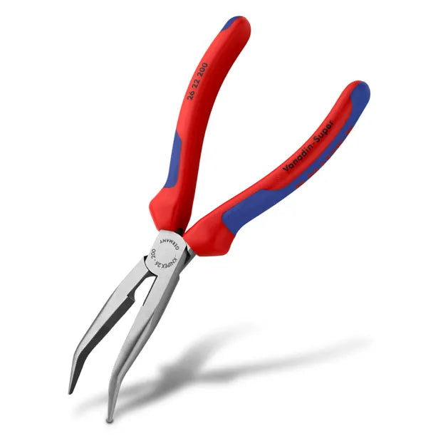 Knipex 2622200 Long Bent Nose Pliers | 200mm