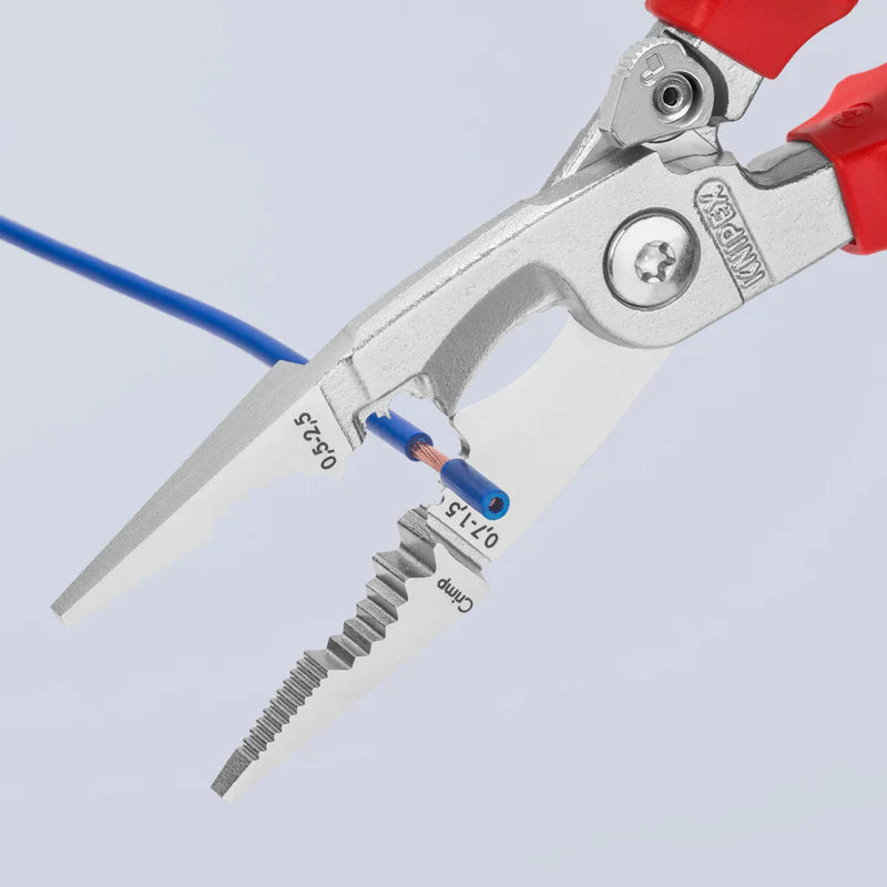 Knipex 1396200 Multifunctional Pliers with Activated Locking Lever and Latching Mechanism 