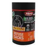 Hero Extra Strong Eco Black Bin Bags | 40 Pack