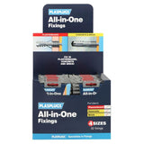 Plasplugs All-in-One Plasterboard Fixings - Pack of 52