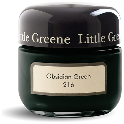 Little Greene Obsidian Green Paint 216
