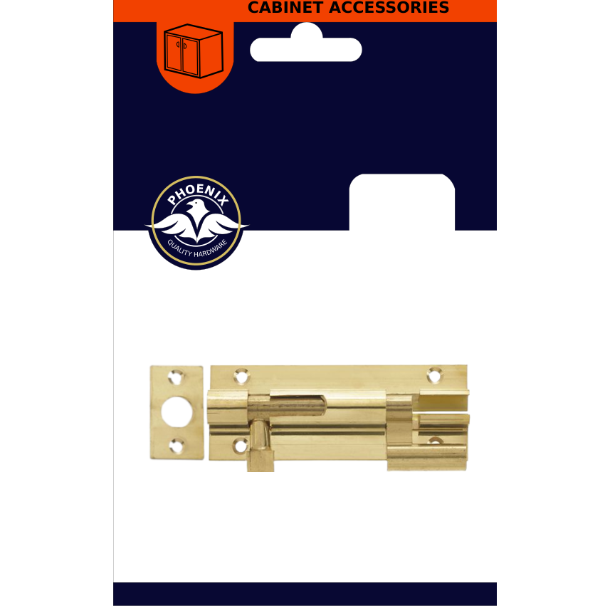Phoenix Necked Brass Barrel Bolt