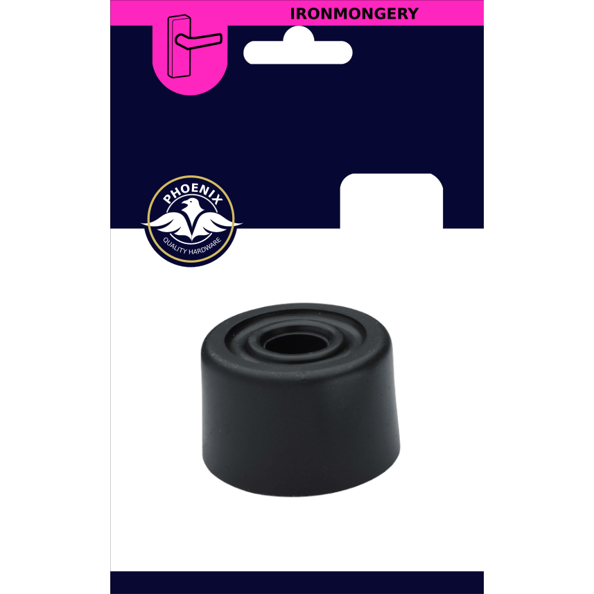 Phoenix Door Stops - Black | Pack of 2