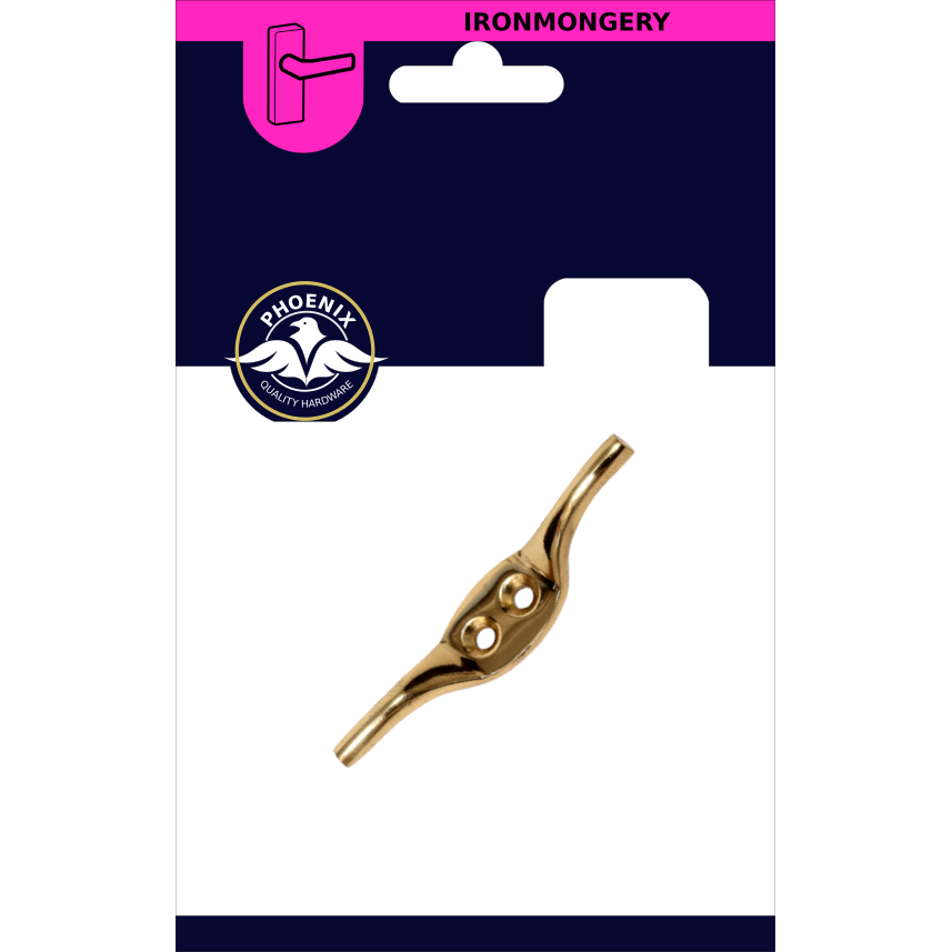 Phoenix Cleat Hooks Brass 2.5"