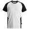 Snickers 2550 Two Coloured T Shirt  Small  White Black