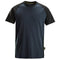 Snickers 2550 Two Coloured T Shirt  Small Navy Black