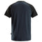 Snickers 2550 Two Coloured T Shirt  Small Navy Black