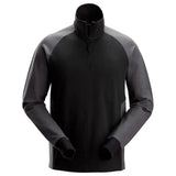 Snickers 2841 Two coloured 1/2 zipped Sweatshirt - Black