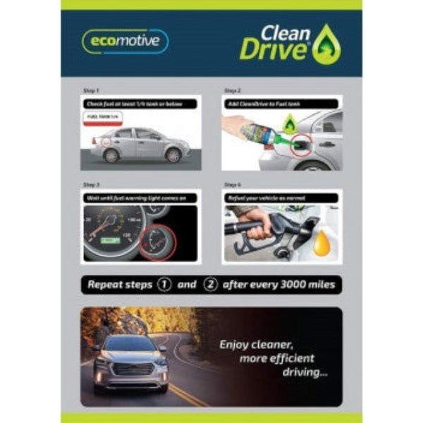 Ecomotive Clean Drive Fuel & Exhaust Cleaner-  450ml