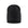 A plain black knit beanie hat shown against a solid white background.