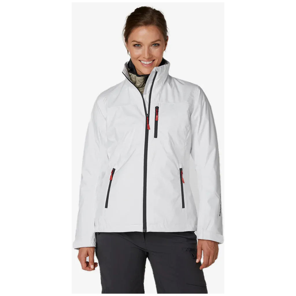 Buy Helly Hansen Ladies Crew Midlayer Jacket White at Ted Johnsons
