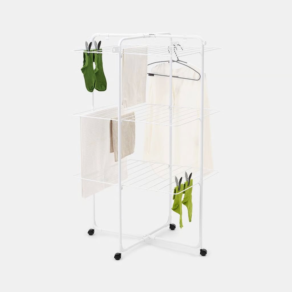 Brabanita Hangon Tower Drying Rack - White | 23cm