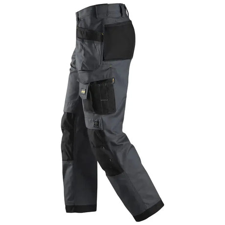 Snickers 3214 Canvas+ Craftsmen Holster Pockets TrousersSteel Grey