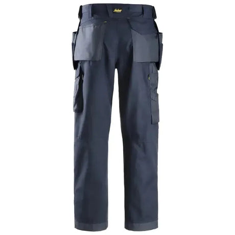 Snickers 3214 Canvas+ Craftsmen Holster Pockets TrousersNavy