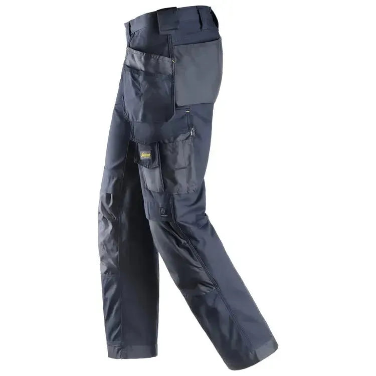 Snickers 3214 Canvas+ Craftsmen Holster Pockets Trousers Navy