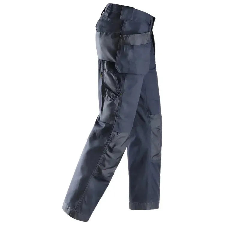 Snickers 3214 Canvas+ Craftsmen Holster Pockets Trousers Navy