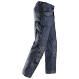 Snickers 3214 Canvas+ Craftsmen Holster Pockets Trousers Navy