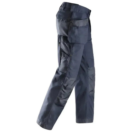 Snickers 3214 Canvas+ Craftsmen Holster Pockets Trousers Navy