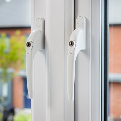 Yale Window Handle PVCU - White | Pack of 2 - 170mm