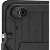 Close-up of a black suitcase handle and lock mechanism Brennenstuhl JARO 3060 LED Spotlight 20W | 2300 Lumen | IP65 Outdoor LED Floodlight