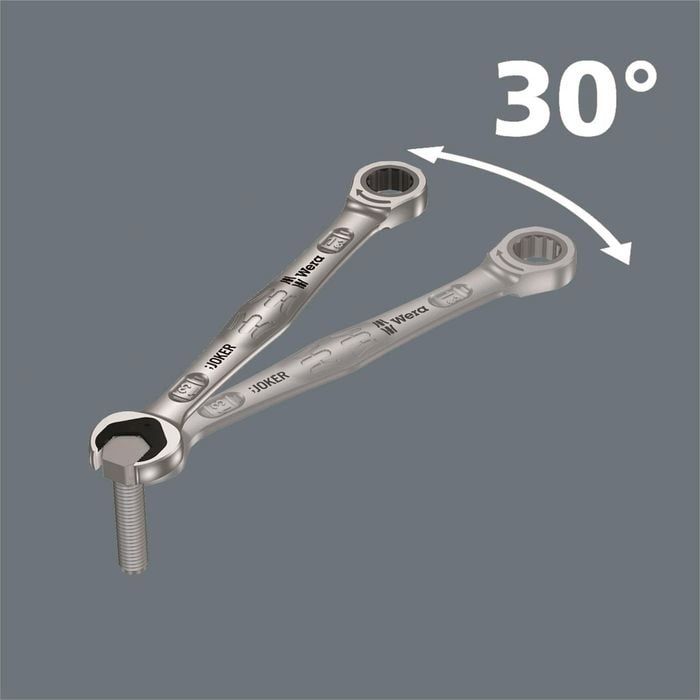 Wera 6000 Joker Ratcheting combination wrench - 19 x 246 mm