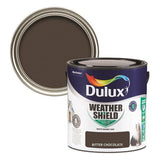 Dulux Weathershield Bitter Chocolate Masonry Paint - 2.5L