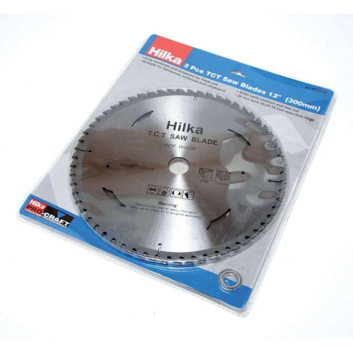 Hilka Saw Blade - TCT 250mm Pack of 2