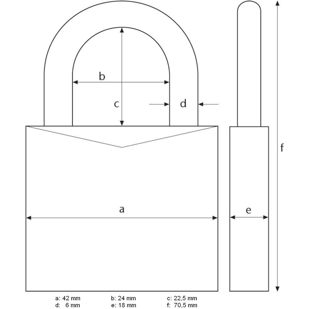 Abus 160 Combination Padlock