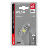 Lampa 12V Led Series - 1 SMD x 2 chips - C5W - 10 X 36mm - SV8, 5-8