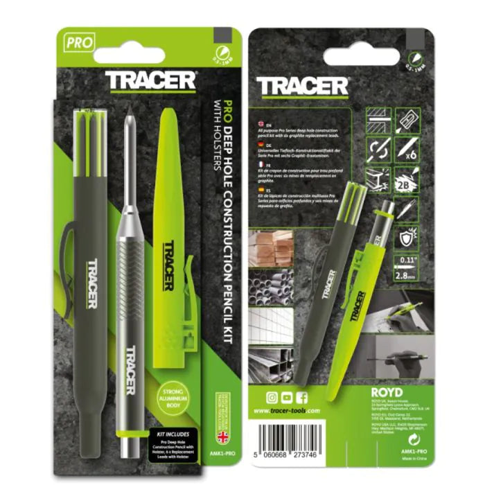 Tracer Pro Deep Hole Construction Pencil Kit